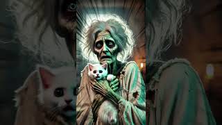 OMG Zombie Granny Breaks Into a Kittens House 😱🧟 cat rescueanimals zombie [upl. by Gridley]