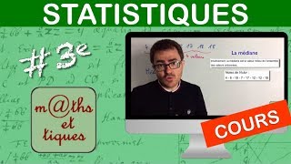 LE COURS  Statistiques  Troisième [upl. by Loring]