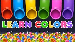 Learn Colors with Candy Surprise Eggs  Colors Videos Collection [upl. by Silva439]