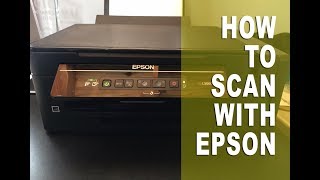 Epson Printers  How To Scan [upl. by Aysab]