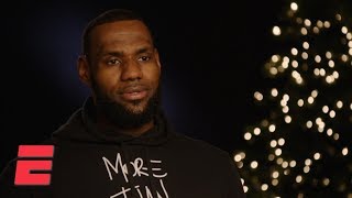 LeBron James exclusive interview on Lakers Kevin Durant Anthony Davis and more  NBA Interview [upl. by Nerreg]