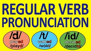 REGULAR VERBS PRONUNCIATION 23 06 2013 [upl. by Eniretak]