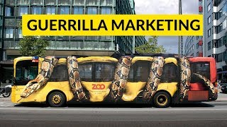 Guerilla Marketing  Unconventional Marketing Strategy  Needs Lot Of Creativity [upl. by Gordan400]