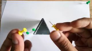 Refraction Through Prism amp Finding Angle of Deviation Experiment [upl. by Notlimah]