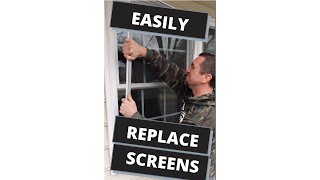 EASILY Replace Window Screens [upl. by Menashem]