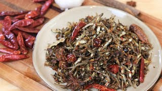 Spicy Anchovies Recipe [upl. by Alpert551]