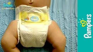 Newborn Diapers Pampers Swaddlers for Babies with Sensitive Skin [upl. by Nereids]