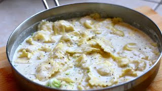 Ravioli in White Sauce Recipe [upl. by Merdith]