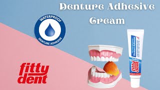 Fittydent  Waterproof Denture Adhesive [upl. by Biamonte991]