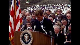 JFK  We choose to go to the Moon speech HD [upl. by Uhej]