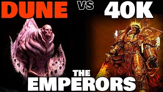 The EMPERORS Explained  DUNE vs Warhammer 40K [upl. by Neladgam]