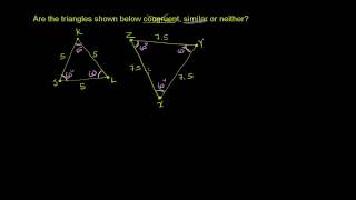 Congruent and Similar Triangles [upl. by Neeruan]