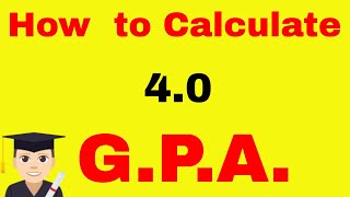 How to Calculate GPA  40 Grade Point Average Formula [upl. by Kjersti481]