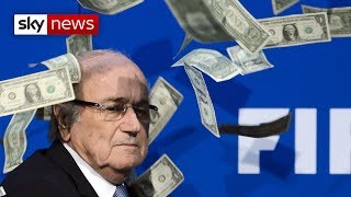 Sepp Blatter Has Money Thrown At Him By Lee Nelson [upl. by Suckram284]