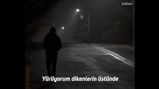 Batuhan Yağız  Yürüyorum Dikenlerin Üstünde Lyrics [upl. by Solram]