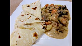 റുമാലി റൊട്ടിയും വെജിറ്റബിൾ ചിക്കൻ കറിയും  Rumali Roti and Vegetable Chicken Curry Easy Dinner [upl. by Attehcnoc]