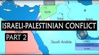 IsraelPalestine conflict  Summary on a Map [upl. by Janith151]