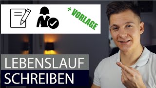 Lebenslauf  CV schreiben  meine Vorlage amp 10 Tipps [upl. by Ahsaekal63]