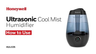 Honeywell Ultrasonic Cool Mist Humidifier HUL535  How to Use [upl. by Bradman891]