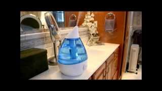 Crane Ultrasonic Cool Mist Humidifier Unboxing amp Review [upl. by Ymerej]