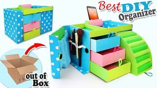 DIY ADORABLE ORGANIZER BOX USEFUL EVER  32 Compartment for Keeping Everything [upl. by Aset]