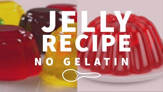 Easy Homemade Jelly Recipe Without Gelatin [upl. by Yllrebmik]