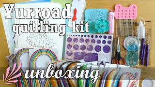 QUILLING Yurroad Quilling Kit Unboxing  So intrigued [upl. by O'Donoghue30]