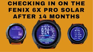 Garmin Fenix 6X Pro Solar After 14 Months [upl. by Abbey]