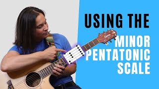 HOW TO USE The Minor Pentatonic Scale on the Guitar [upl. by Enyledam234]