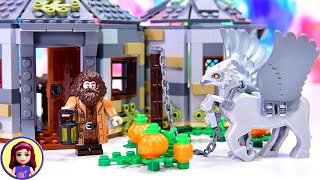 Hagrids Hut Buckbeaks Rescue  Lego Harry Potter Build amp Review [upl. by Eedeed]