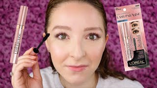 LOréal Voluminous Lash Paradise Waterproof Mascara Review [upl. by Eynenihc]