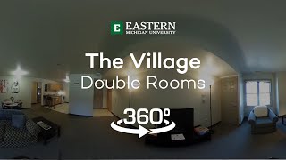 360° Tour The Village – Double Rooms  EMU Housing amp Residence Life [upl. by Dar147]