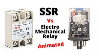 Solid State Relay SSR vs Electromagnetic Relay [upl. by Zelde]