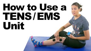 How to Use a TENS  EMS Unit for Pain Relief [upl. by Eecrad]