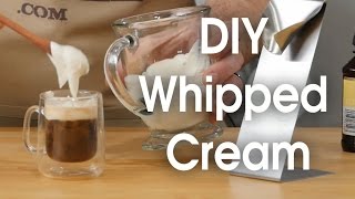 DIY whipped cream in 60 seconds [upl. by Nah421]