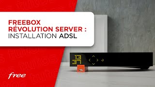 Freebox Revolution  installation du boîtier Server en ADSL [upl. by Ifar]