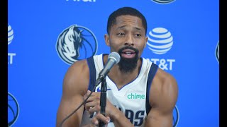 Spencer Dinwiddie Full Interview Dallas Mavericks Media Day 2024 [upl. by Ronalda]