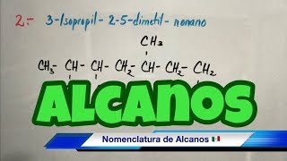 Nomenclatura de ALCANOS paso a paso [upl. by Engamrahc428]