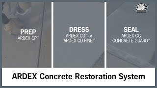 ARDEX Concrete Restoration System  System Commercial [upl. by Leslie26]