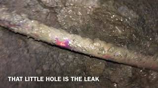 Slab leak repair [upl. by Nicolette873]