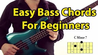 Easy Bass Guitar Chords for Beginners [upl. by Epps]