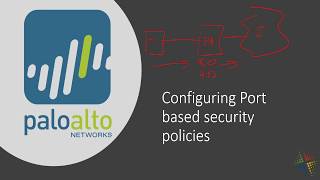 Configuring Port based security policies in the Palo Alto [upl. by Notniuq]