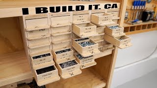 Making This Screw Organizer  30 Drawers 120 Compartments [upl. by Mintz]