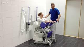 Sara Stedy demonstration video  Patient Handling  Arjo Global [upl. by Acirfa]