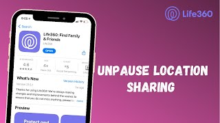 How to Unpause Location Sharing on Life360 App  2021 [upl. by Krute]