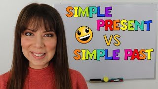 PRESENTE Y PASADO SIMPLE EN INGLES  SIMPLE PRESENT VS SIMPLE PAST IN ENGLISH [upl. by Guntar]