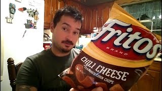 Fritos Chili Cheese Flavored Corn Chips Food Review [upl. by Erasaec890]