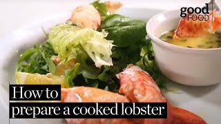 How to prepare a cooked lobster [upl. by Vinita]