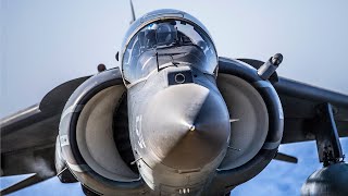 AV8B Harrier II Vertical Take Off amp Landing  Flight Ops [upl. by Avrom]