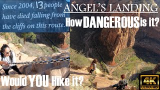 ANGELS LANDING  Is It THAT DANGEROUS  Tips amp Advice  Zion National Park Hiking [upl. by Aikas]